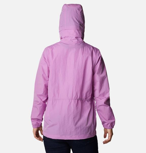 Columbia Wild Willow Windbreaker Pink For Women's NZ40928 New Zealand